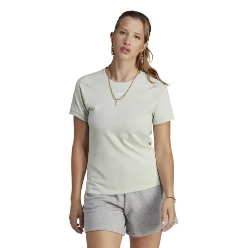adidas Originals Womens Essentials+ Made With Hemp T-Shirt Linen Green