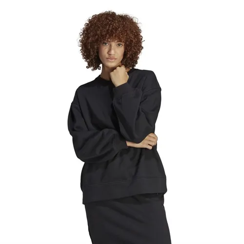 adidas Originals Womens Premium Essentials Oversized Sweatshirt Black