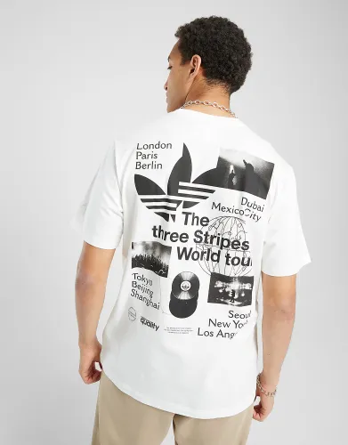 adidas Originals World Tour T-Shirt - White - Mens