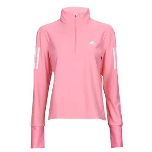 adidas  OTR 1/2 ZIP W  women's Sweatshirt in Pink