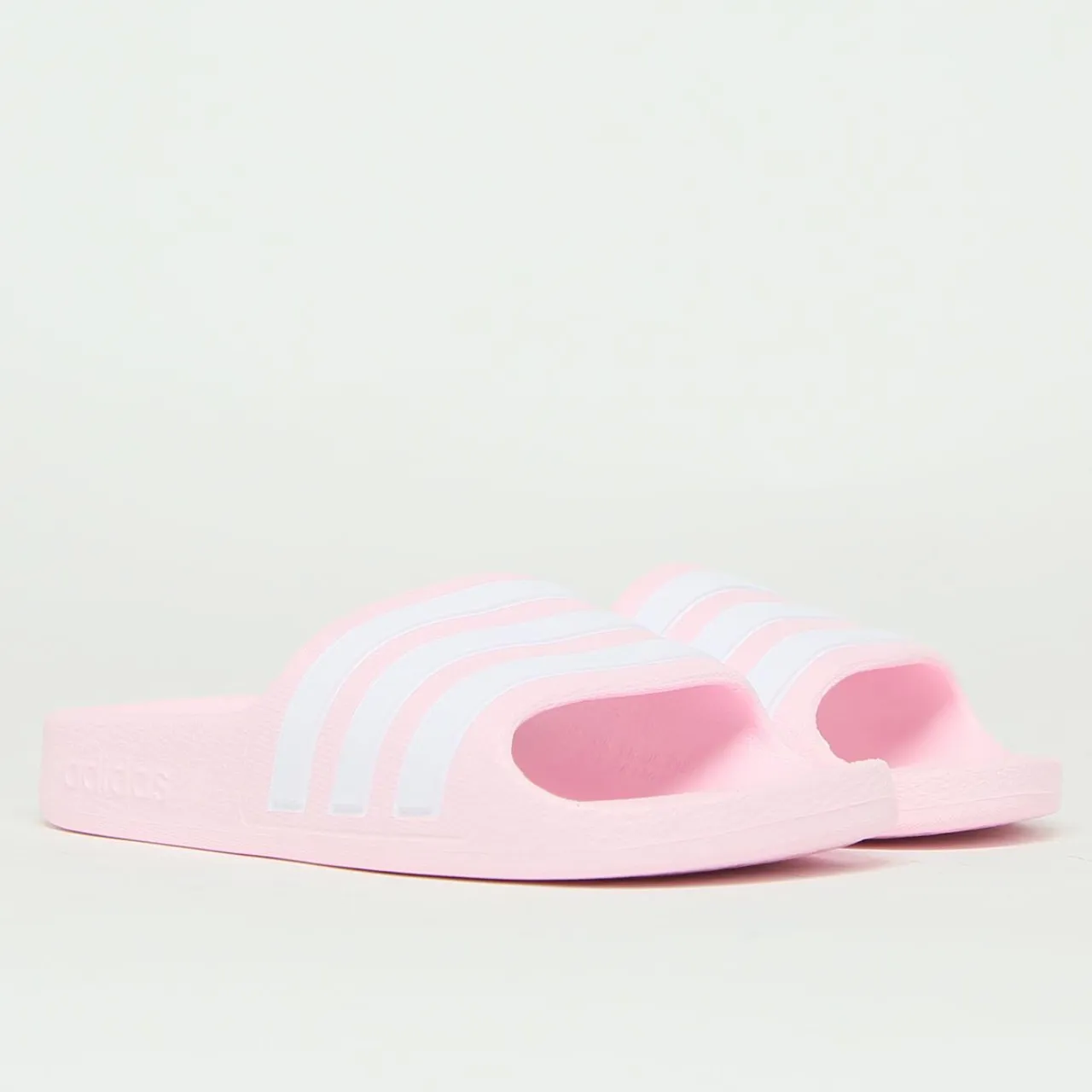 Adidas Pale Pink Adilette Aqua Girls Junior Sandals
