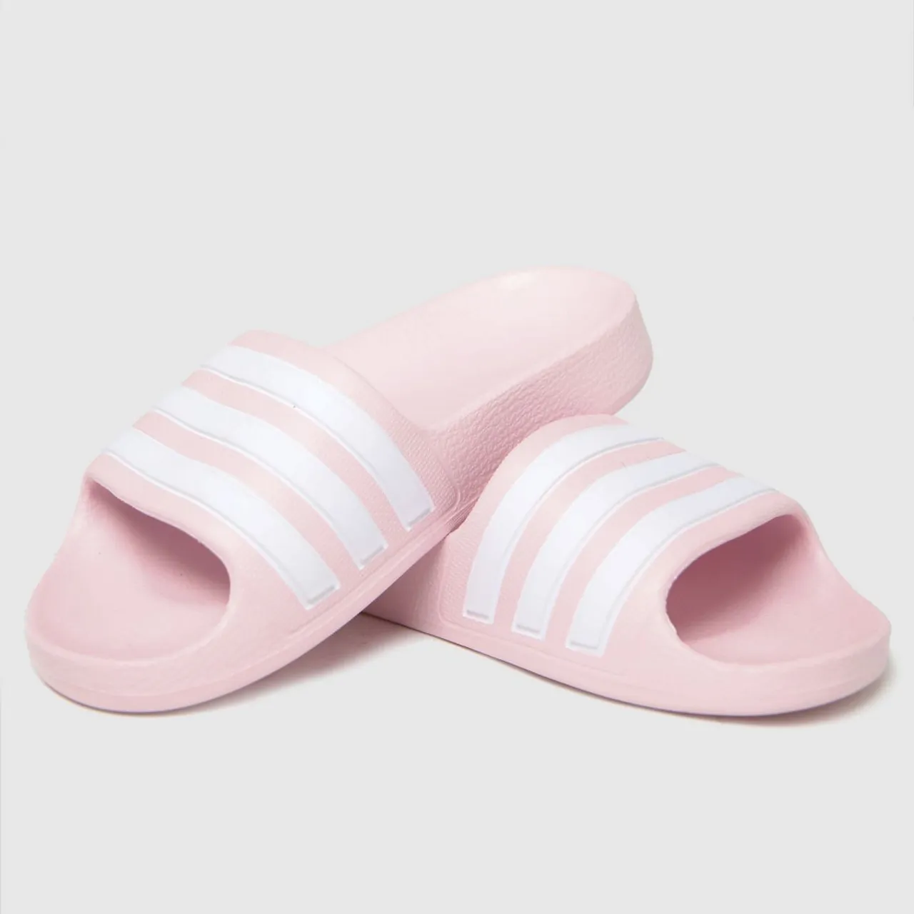 Adidas Pale Pink Adilette Aqua Girls Junior Sandals