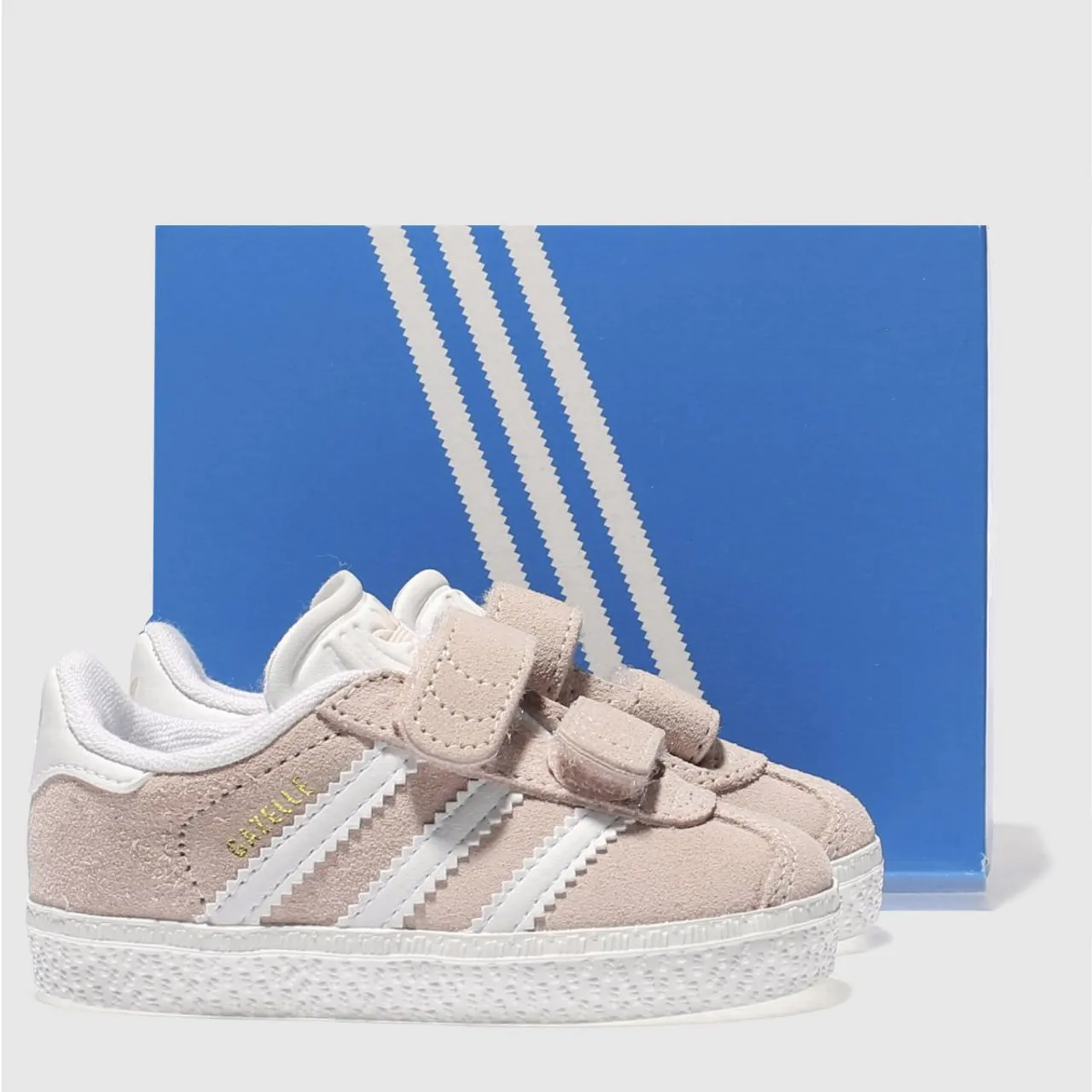 Adidas Pale Pink Gazelle Girls Toddler Trainers
