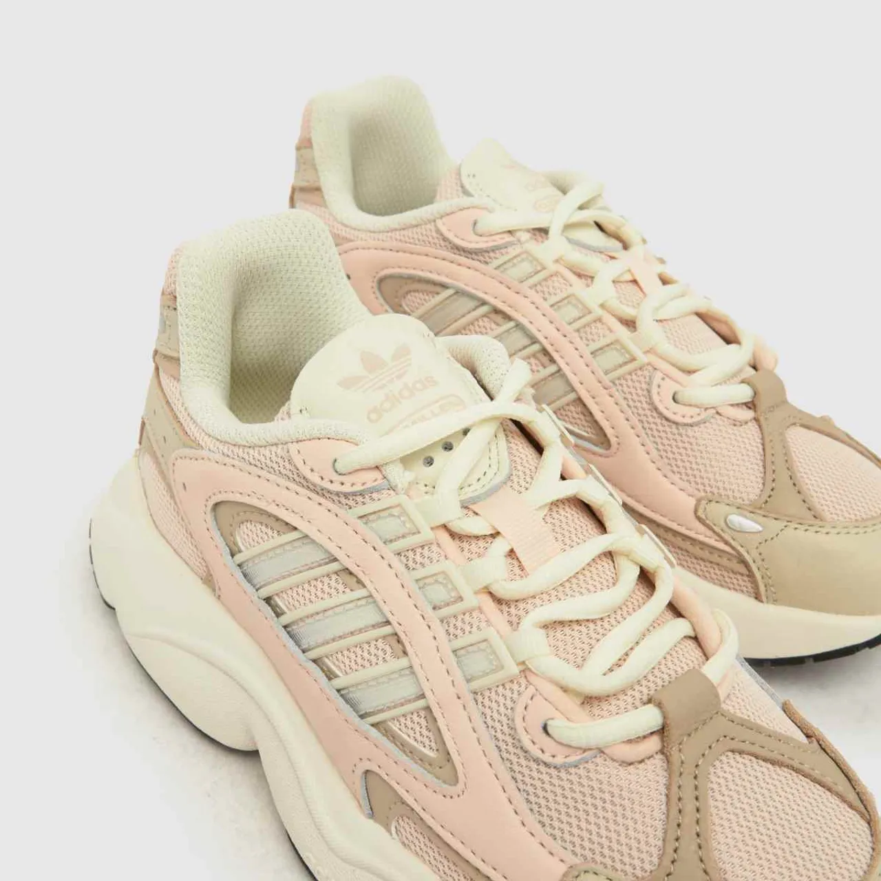 Adidas Pale Pink Ozmillen Girls Youth Trainers