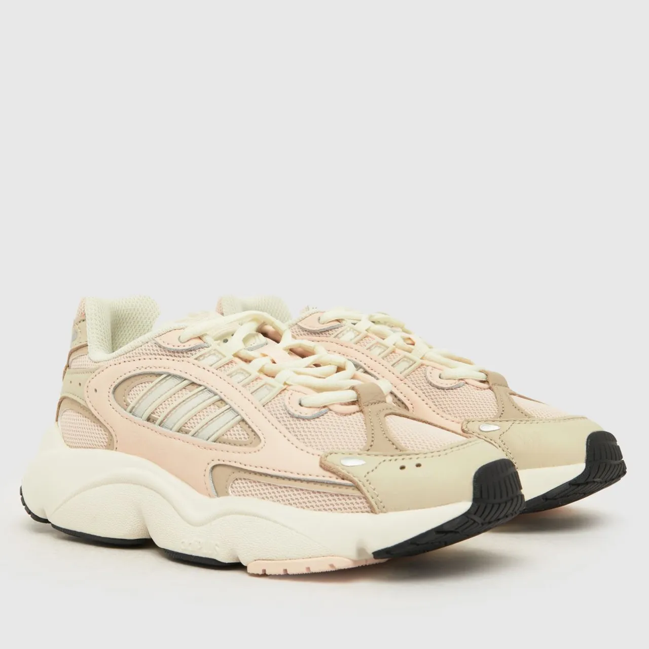 Adidas Pale Pink Ozmillen Girls Youth Trainers