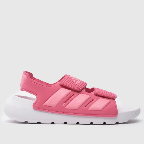Adidas Pink Altaswim 2.0 Girls Junior Sandals