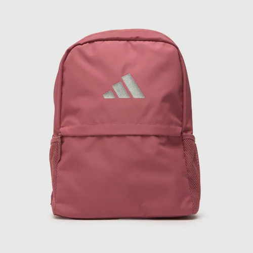 Adidas Pink Sport Padded Backpack, Size: One Size