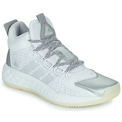 adidas  PRO BOOST MID  men's Basketball Trainers (Shoes) in White