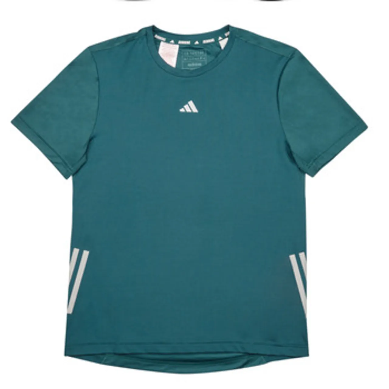 adidas  RUN 3S TEE  boys's Children's T shirt in Green