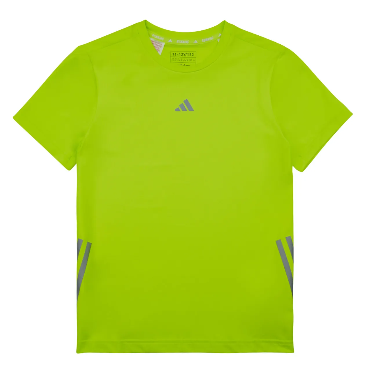 adidas  RUN 3S TEE  boys's Children's T shirt in Green