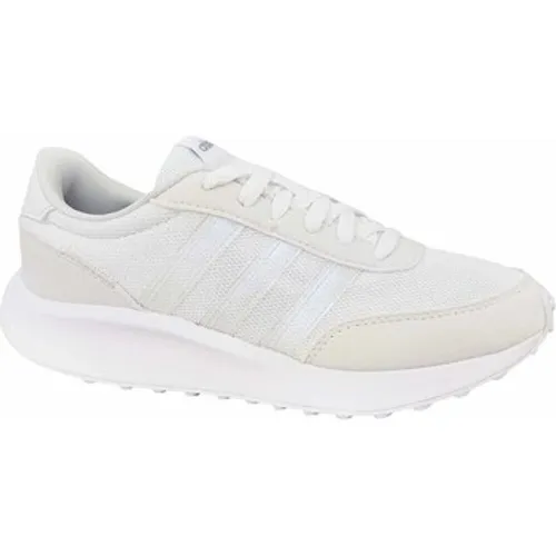 adidas  Run 70S K  girls's Children's Shoes (Trainers) in White
