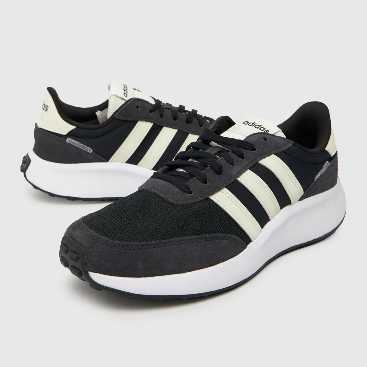 Adidas Run 70s Trainers In Black & White