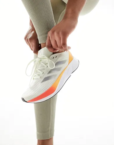 adidas Running Duramo SL trainers in off white and orange-Multi