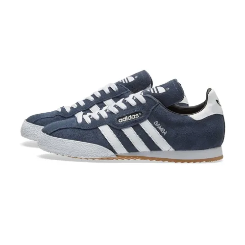 Adidas , Samba Super Suede Navy White Sneaker ,Blue male, Sizes: