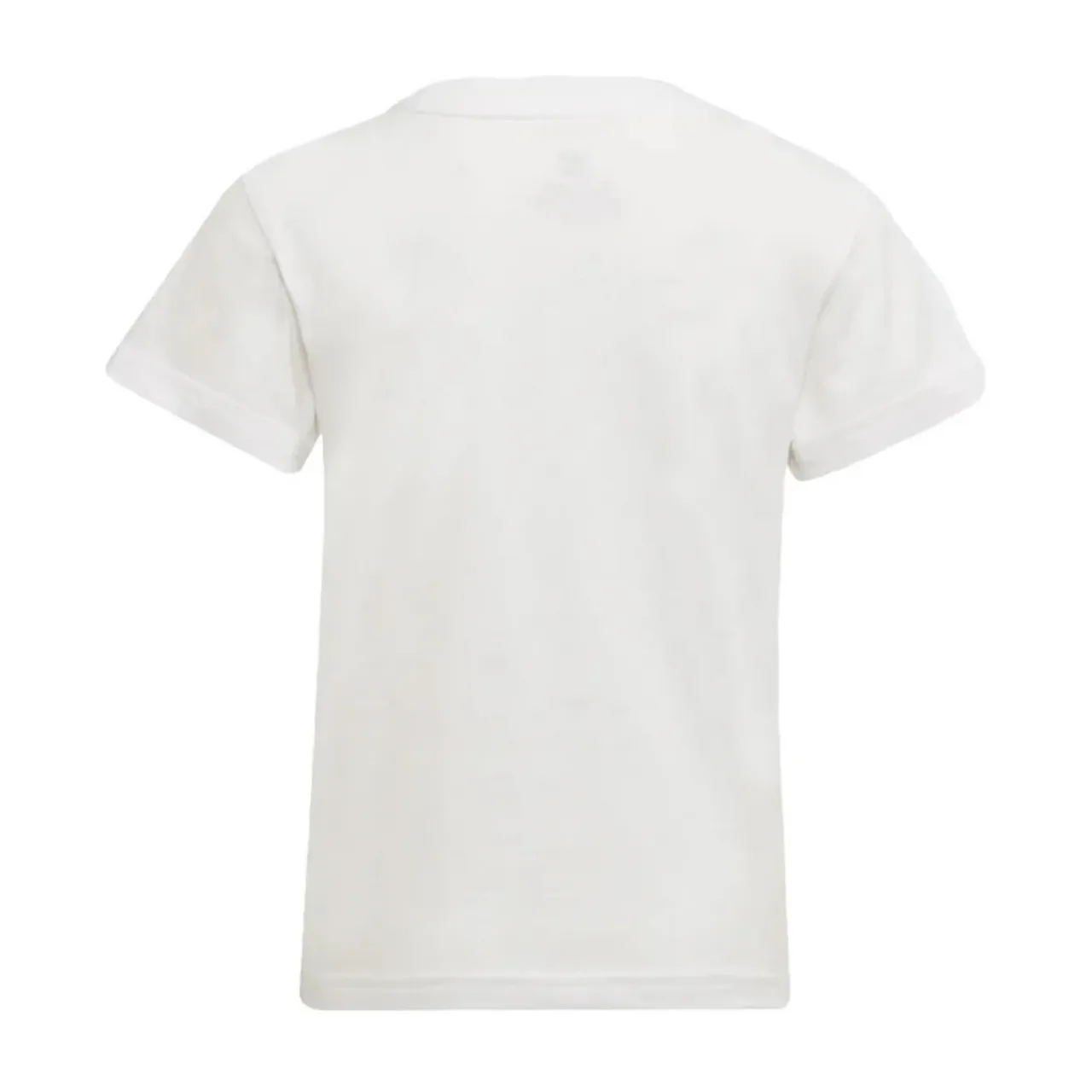 Adidas , Short Sleeve T-Shirt with Logo Print ,White male, Sizes:
