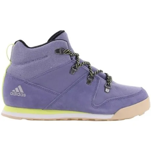 adidas  Snowpitch K  boys's Children's Shoes (High-top Trainers) in Purple