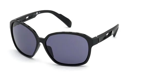 Adidas SP0013 02A Women's Sunglasses Black Size 62
