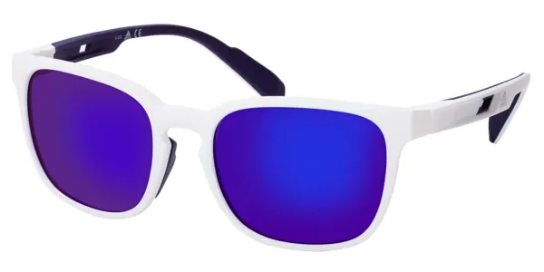 Adidas SP0033 21Y Men's Sunglasses White Size 54