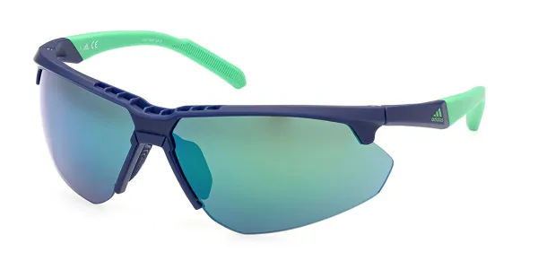 Adidas SP0042 92Z Men's Sunglasses Blue Size 79