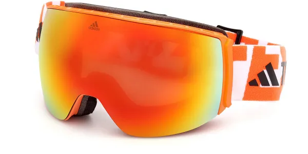 Adidas SP0053 43L Men's Sunglasses Orange Size 166