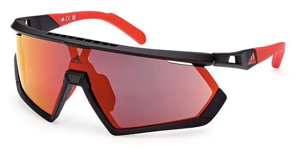 Adidas SP0054/S 02U Men's Sunglasses Black Size 135
