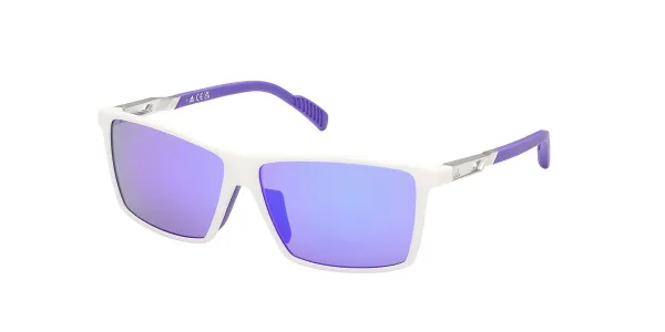 Adidas SP0058 24Z Men's Sunglasses White Size 60