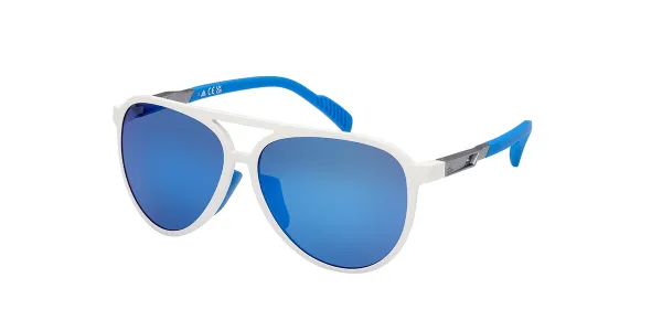 Adidas SP0060 24X Men's Sunglasses White Size 58