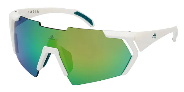 Adidas SP0064 24N Men's Sunglasses White Size 130
