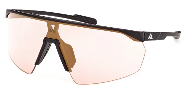 Adidas Sp0075 PRFM Shield 02Y Women's Sunglasses Black Size 145