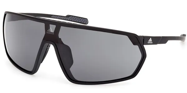 Adidas Sp0088 PRFM Shield 02A Men's Sunglasses Black Size 150