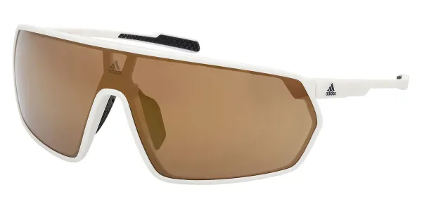 Adidas Sp0088 PRFM Shield 24G Men's Sunglasses White Size 150