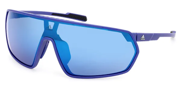 Adidas Sp0088 PRFM Shield 91Q Men's Sunglasses Blue Size 150