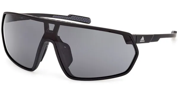 Adidas Sp0089 PRFM Shield 02A Men's Sunglasses Black Size 144