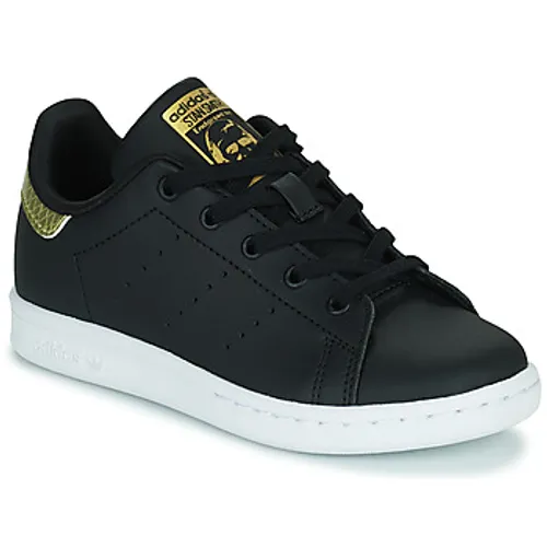 adidas  STAN SMITH C  girls's Children's Shoes (Trainers) in Black