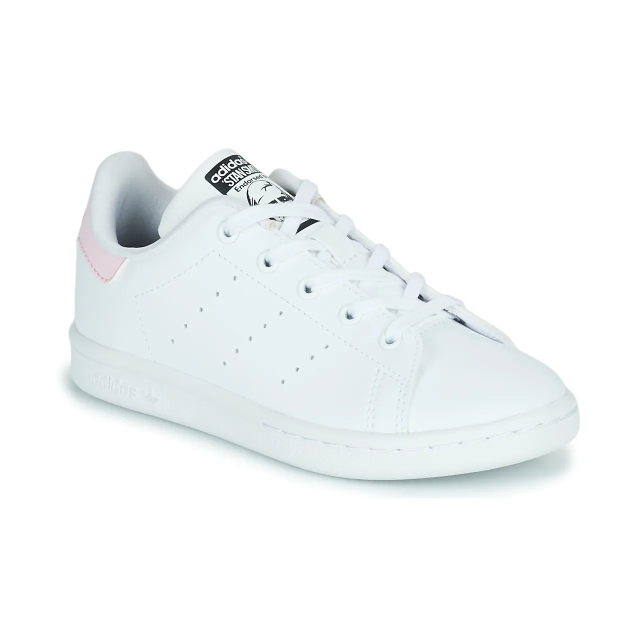 adidas  STAN SMITH C  girls's Children's Shoes (Trainers) in White