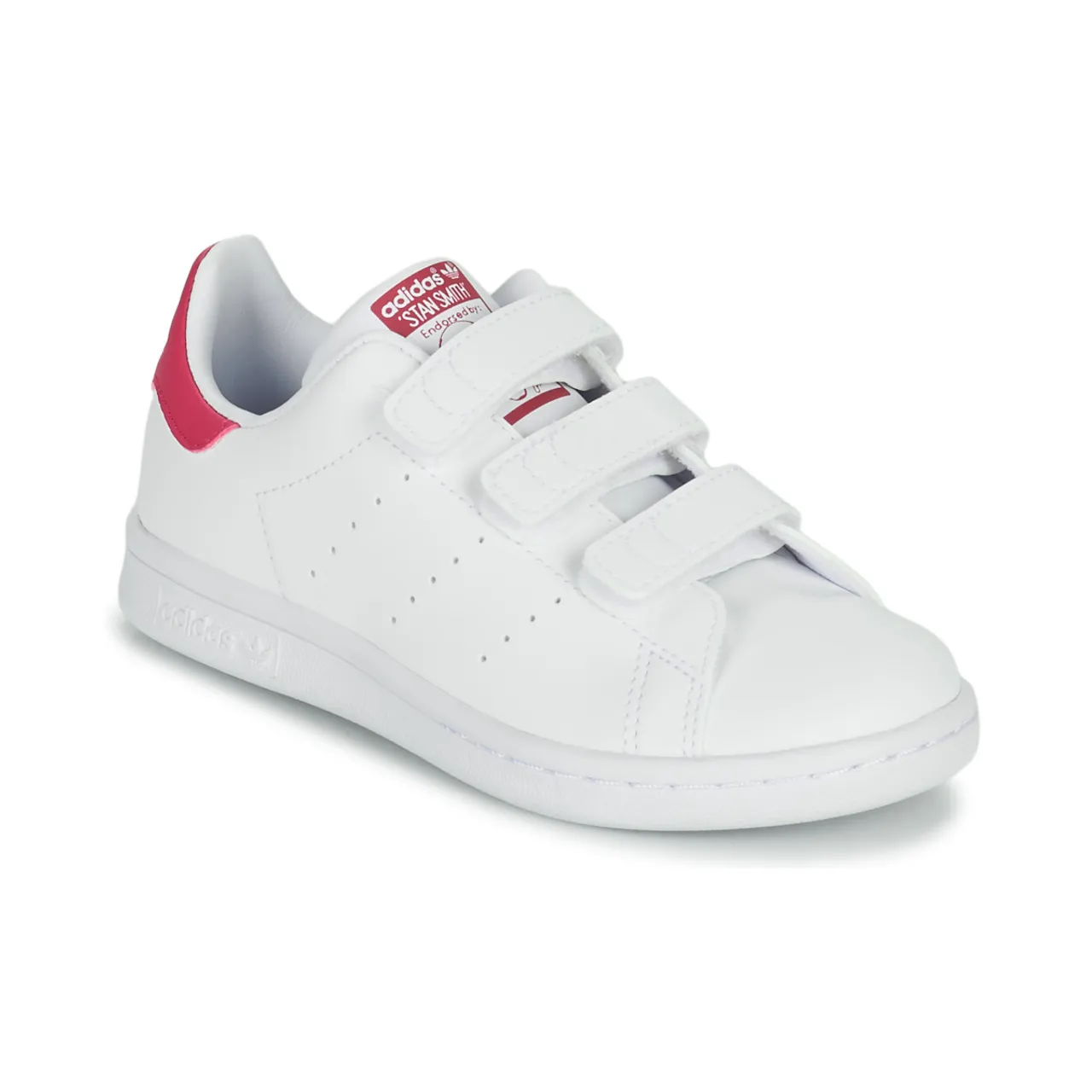 adidas  STAN SMITH CF C SUSTAINABLE  girls's Children's Shoes (Trainers) in White