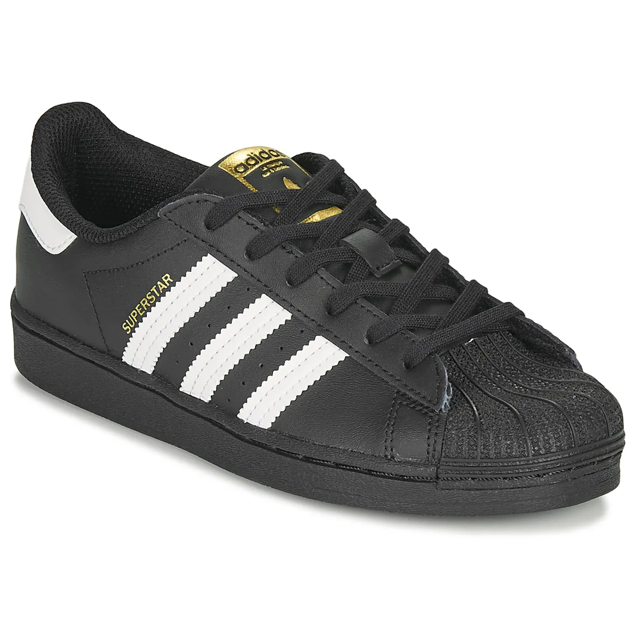 adidas  SUPERSTAR C  boys's Children's Shoes (Trainers) in Black