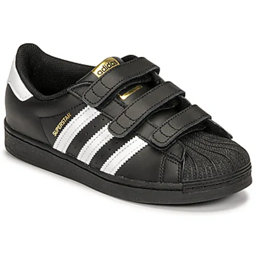 adidas  SUPERSTAR CF C  boys's Children's Shoes (Trainers) in Black