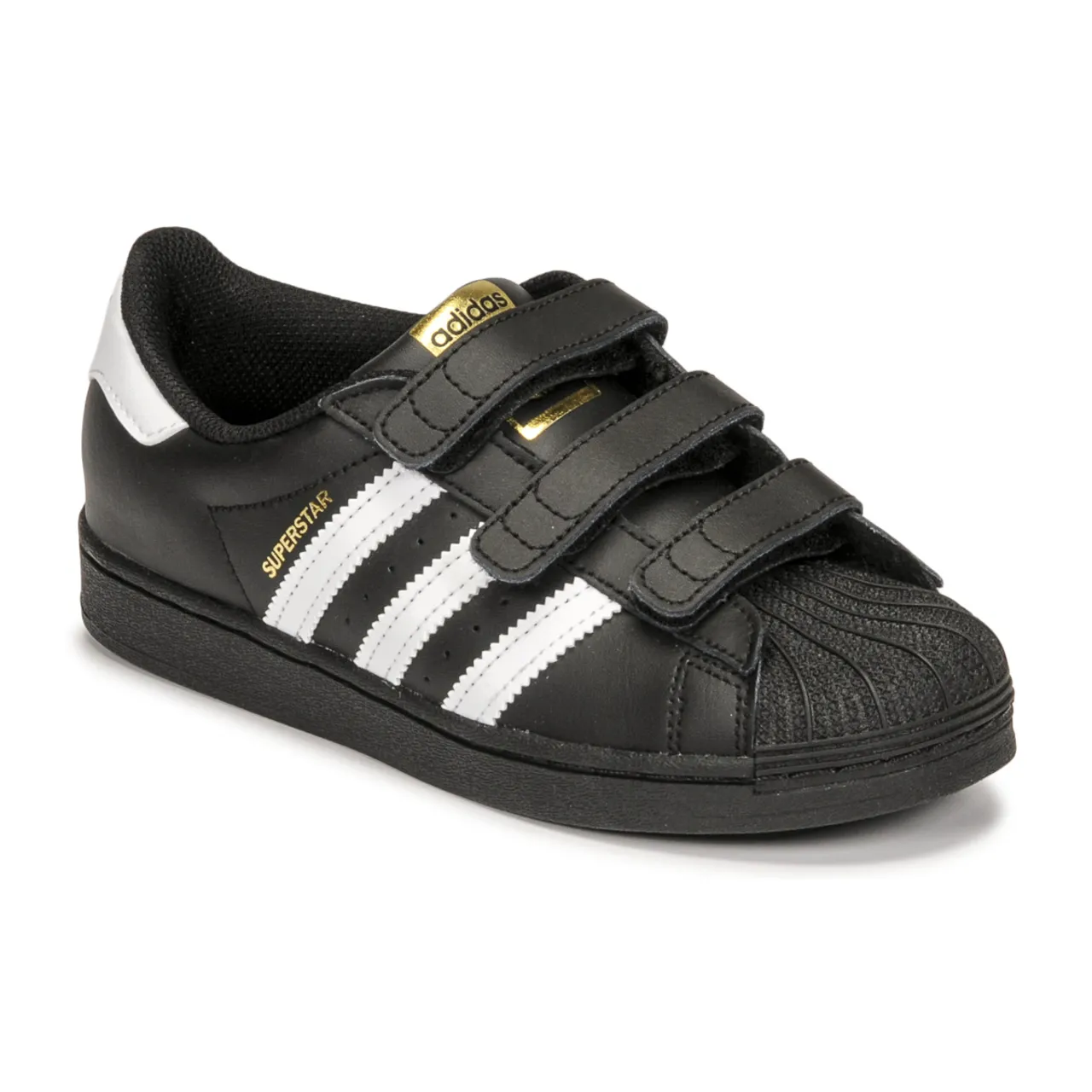 adidas  SUPERSTAR CF C  girls's Children's Shoes (Trainers) in Black