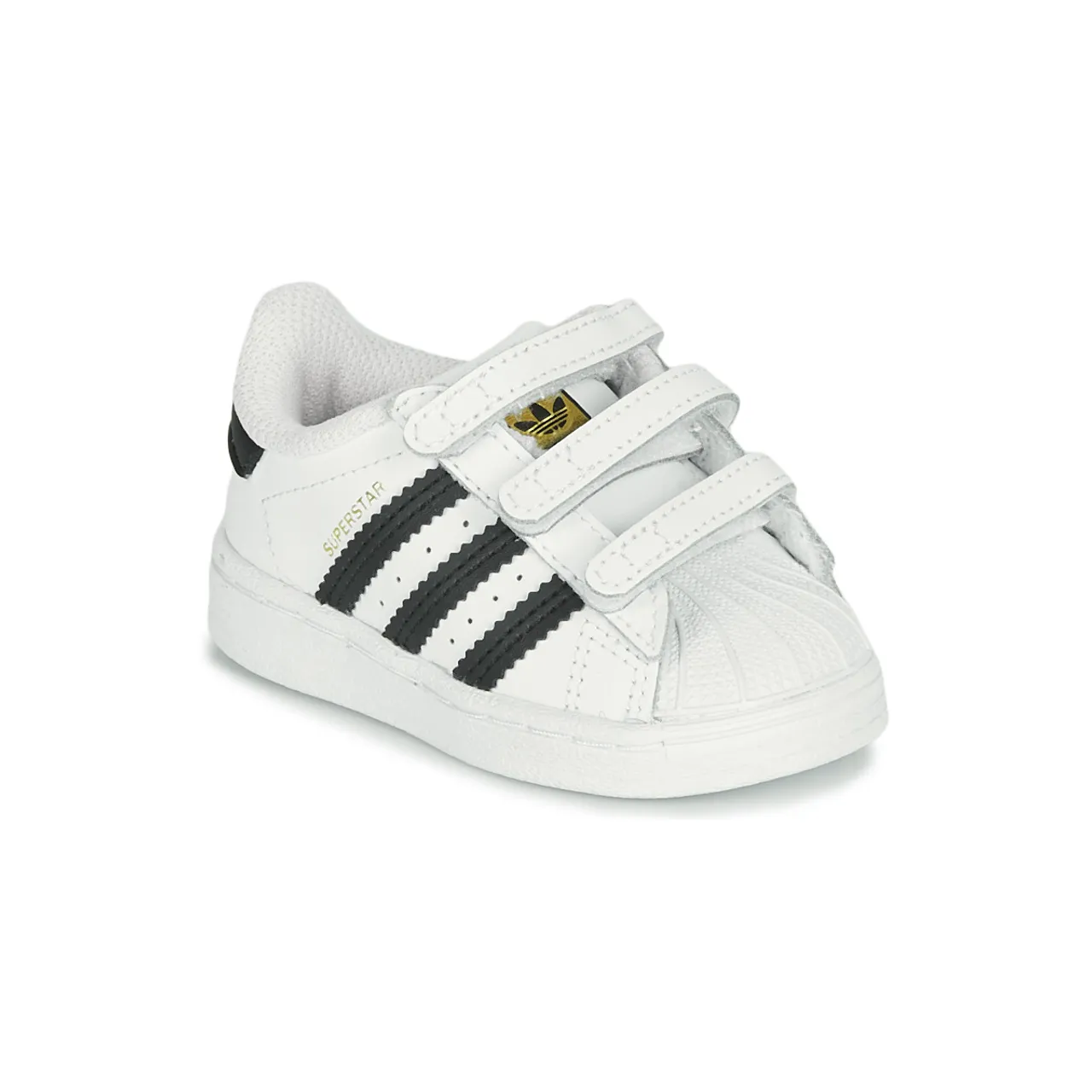 adidas  SUPERSTAR CF I  boys's Children's Shoes (Trainers) in White