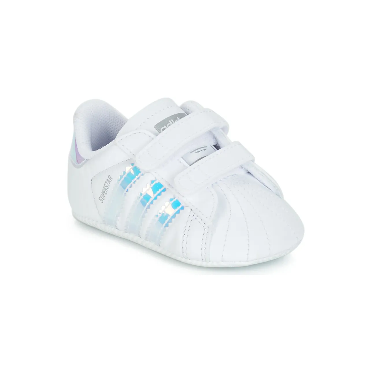 adidas  SUPERSTAR CRIB  girls's Children's Shoes (Trainers) in White