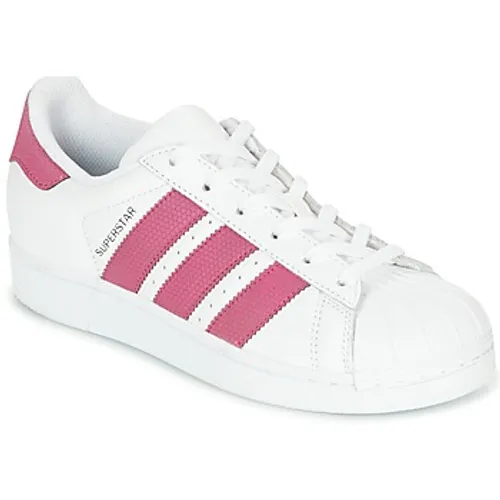 adidas  SUPERSTAR J  girls's Children's Shoes (Trainers) in White