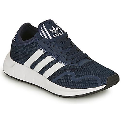 adidas  SWIFT RUN X J  boys's Shoes (Trainers) in Blue