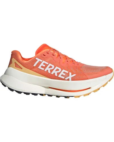 adidas TERREX Men's Agravic Speed Ultra Trail Running Shoes - Impact Orange/Crystal White/Semi Spark