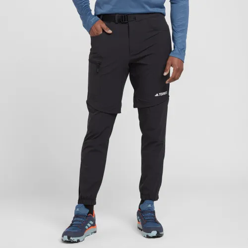 Adidas Terrex Men's Utilitas Zip-Off Hiking Pants - Black, Black