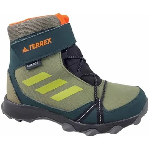 adidas  Terrex Snow CF Rrd  boys's Children's Shoes (High-top Trainers) in Green