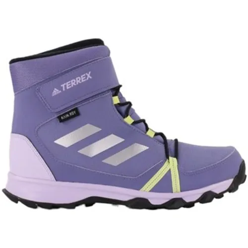 adidas  Terrex Snow CF Rrd  boys's Children's Shoes (High-top Trainers) in Purple