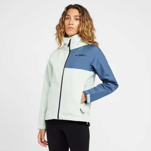 Adidas Terrex Women's Multi Rain.Rdy Waterproof Jacket - Green, Green