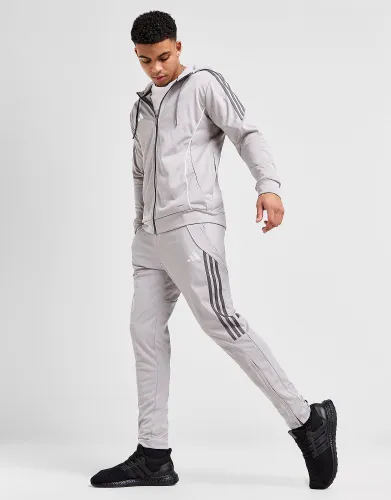 adidas Tiro Hooded Tracksuit - Grey - Mens