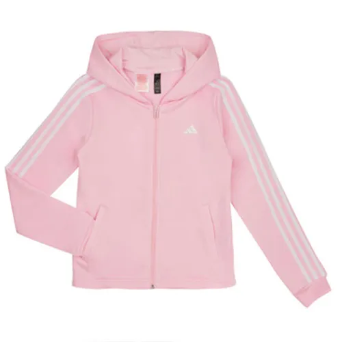 adidas  TR-ES 3S FZH  girls's Children's Tracksuit jacket in Pink